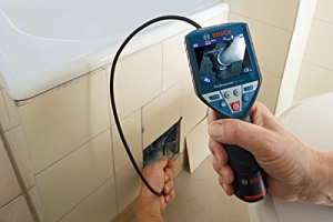 Bosch Professional GIC 120 C Akku-Inspektionskamera, 1x1,5 Ah Akku, 4GB MicroSD Karte, Micro-USB-Kabel, GIC Kamerakabel, LED-Licht, 10,8 V, L-Boxx, 0601241201 - 3