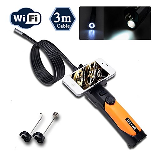 DE 5M WiFi Endoskop USB Endoscope Inspektion Kamera 6 LED für iPhone fl 